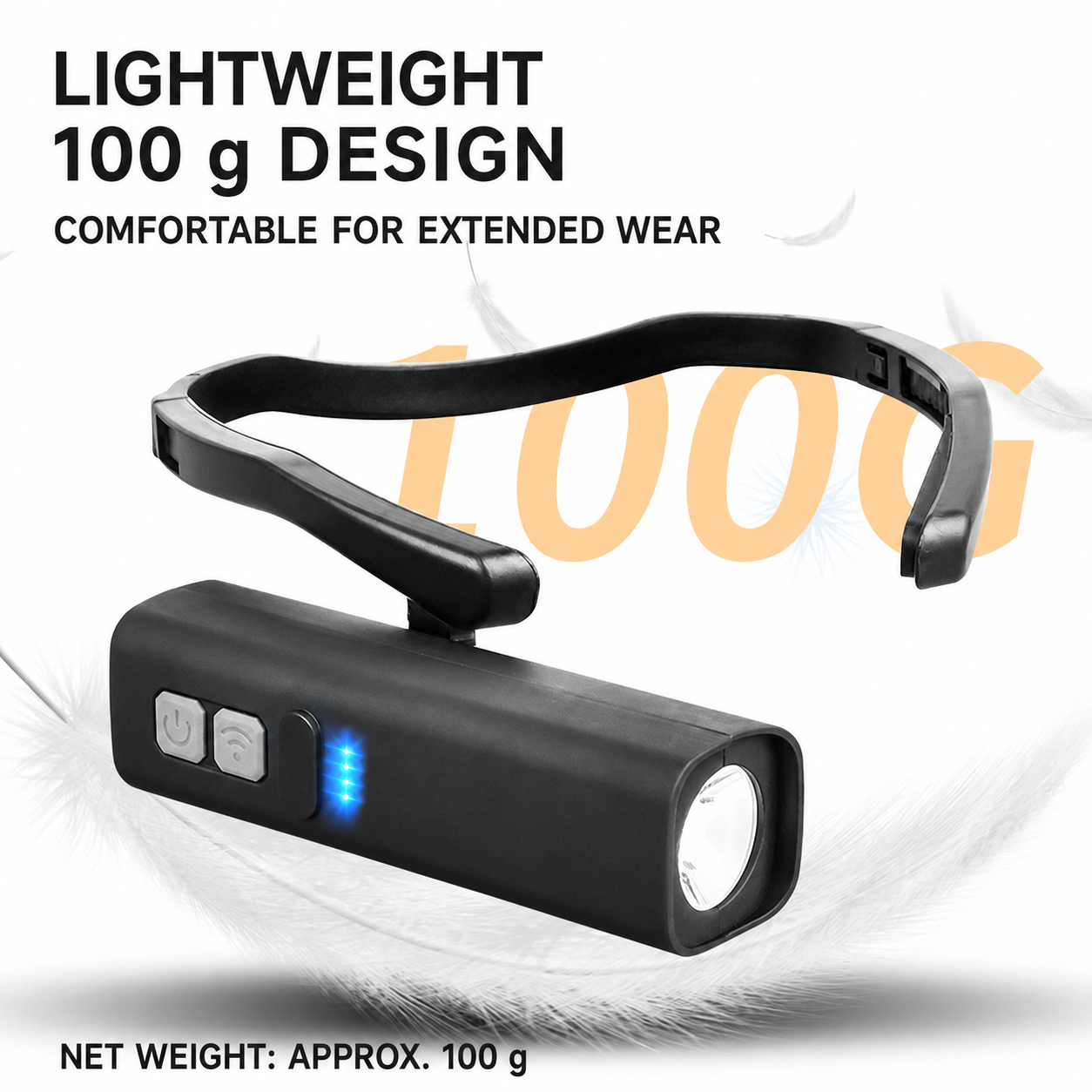 English lightweight design visual for the black 6818 light