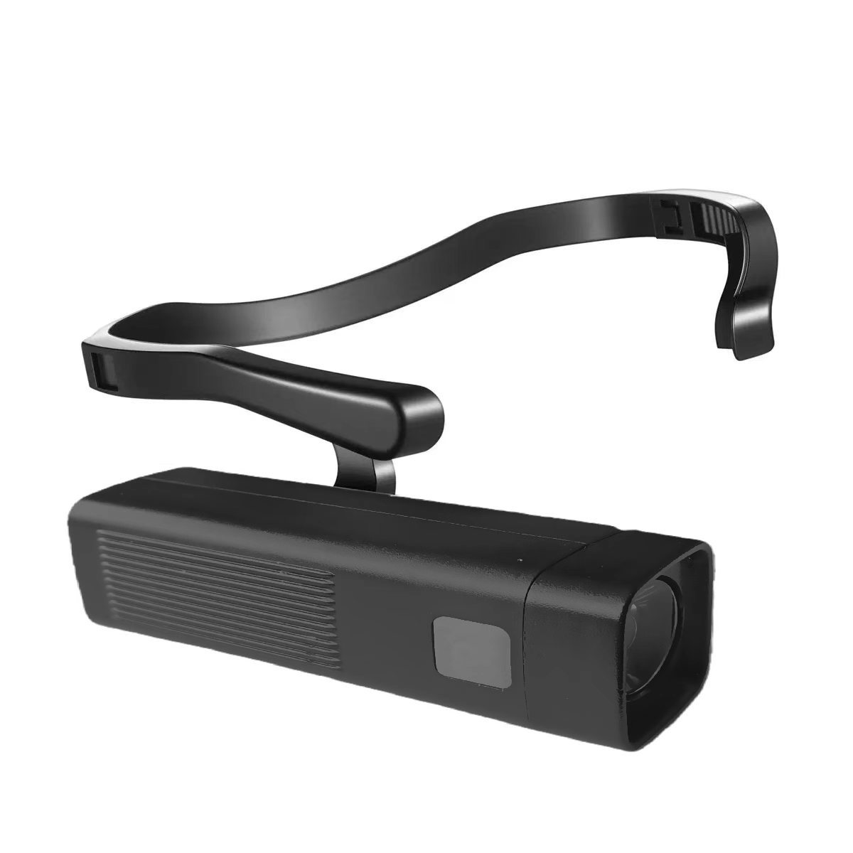 Black 6818 rechargeable ear-hook wave-sensor light