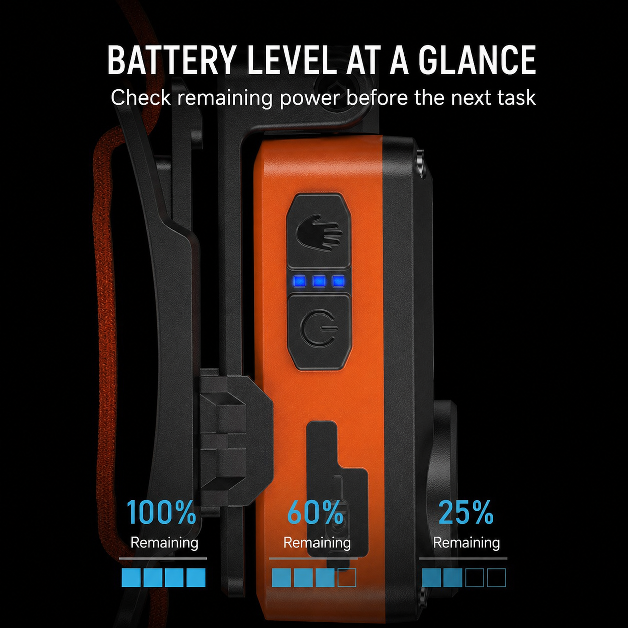 TD-0280A blue battery-level indicator