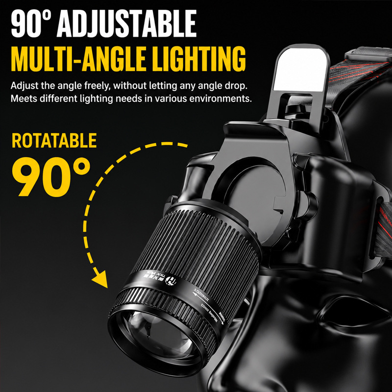 Original supplier visual showing the U8 adjustable lamp angle