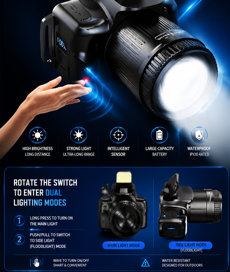 Original supplier U8 dual-mode marketing visual with unverified claims
