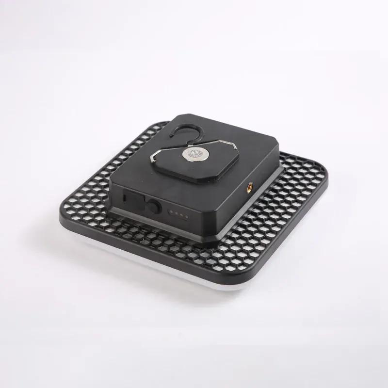 Black rechargeable square area light